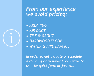 cleaning services pricing